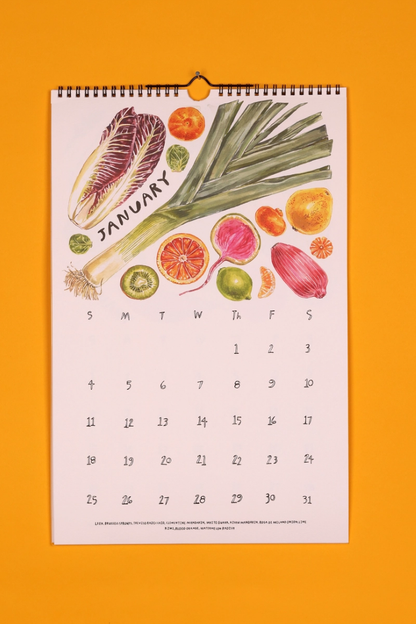 2027 Eat Local Calendar by Maria Schoettler