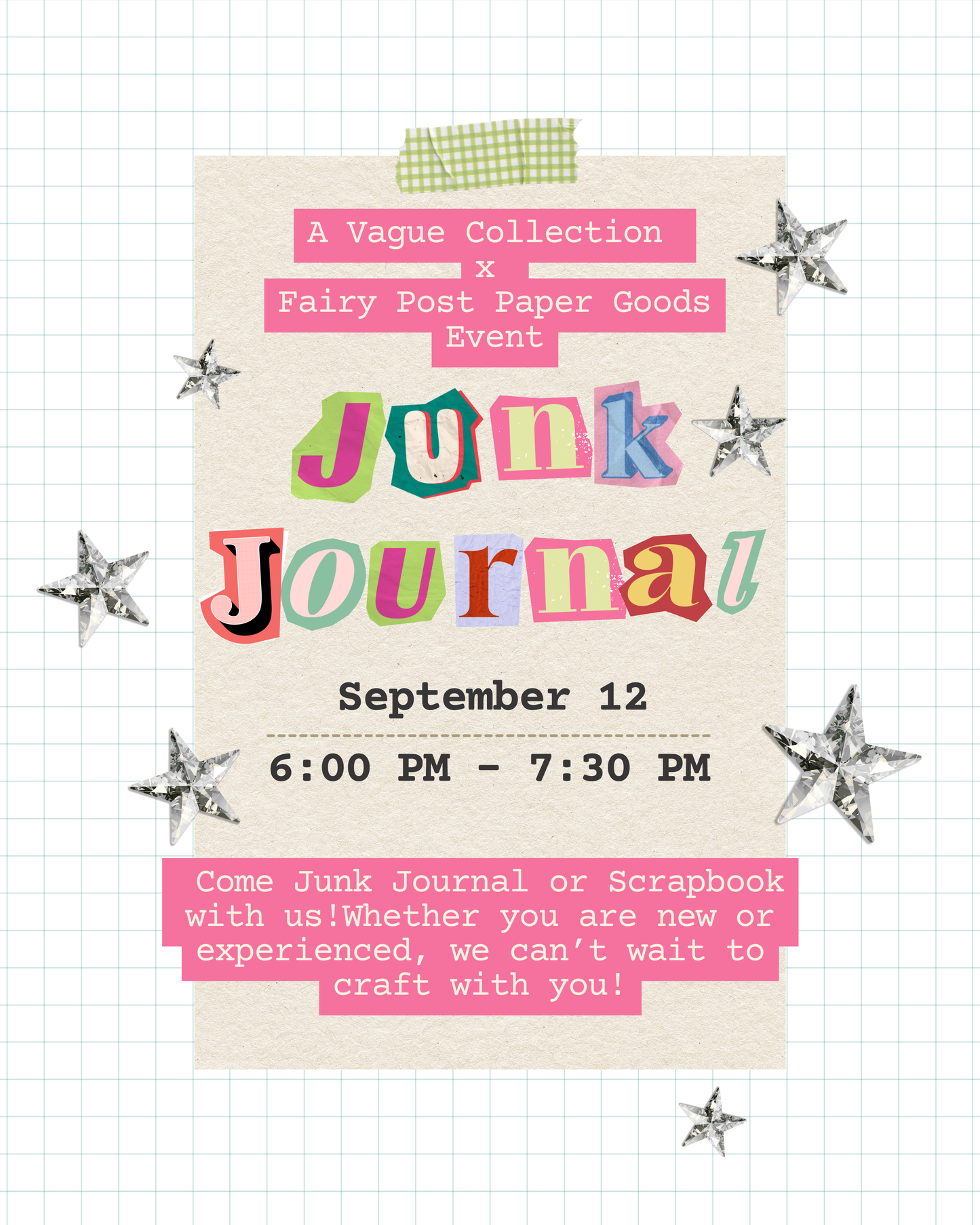 Junk Journal Social by Fairy Post Paper Goods