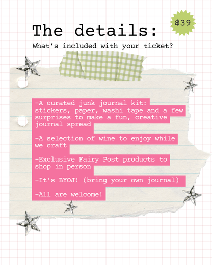 Junk Journal Social by Fairy Post Paper Goods