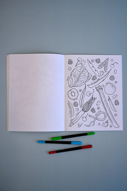 A Garden for all Season Coloring Book by Maria Schoettler