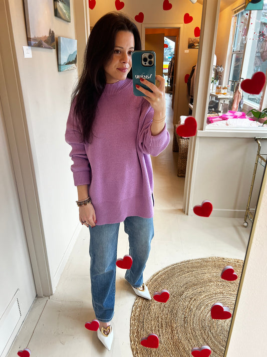 Acacia Sweater - Violet