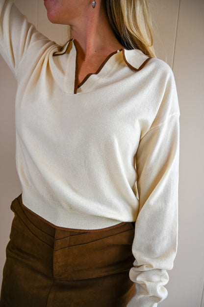 Ruth Collared Sweater