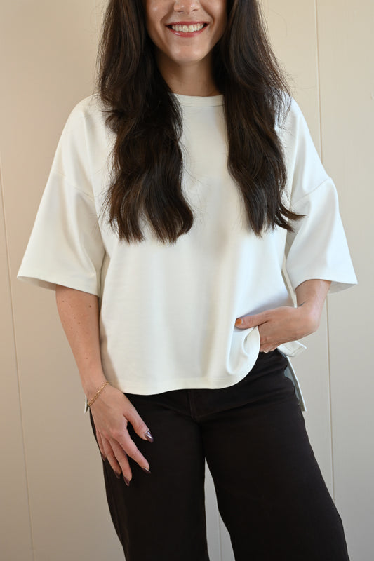 Shell Avenue Tee - Ivory