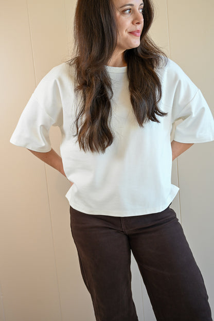 Shell Avenue Tee - Ivory