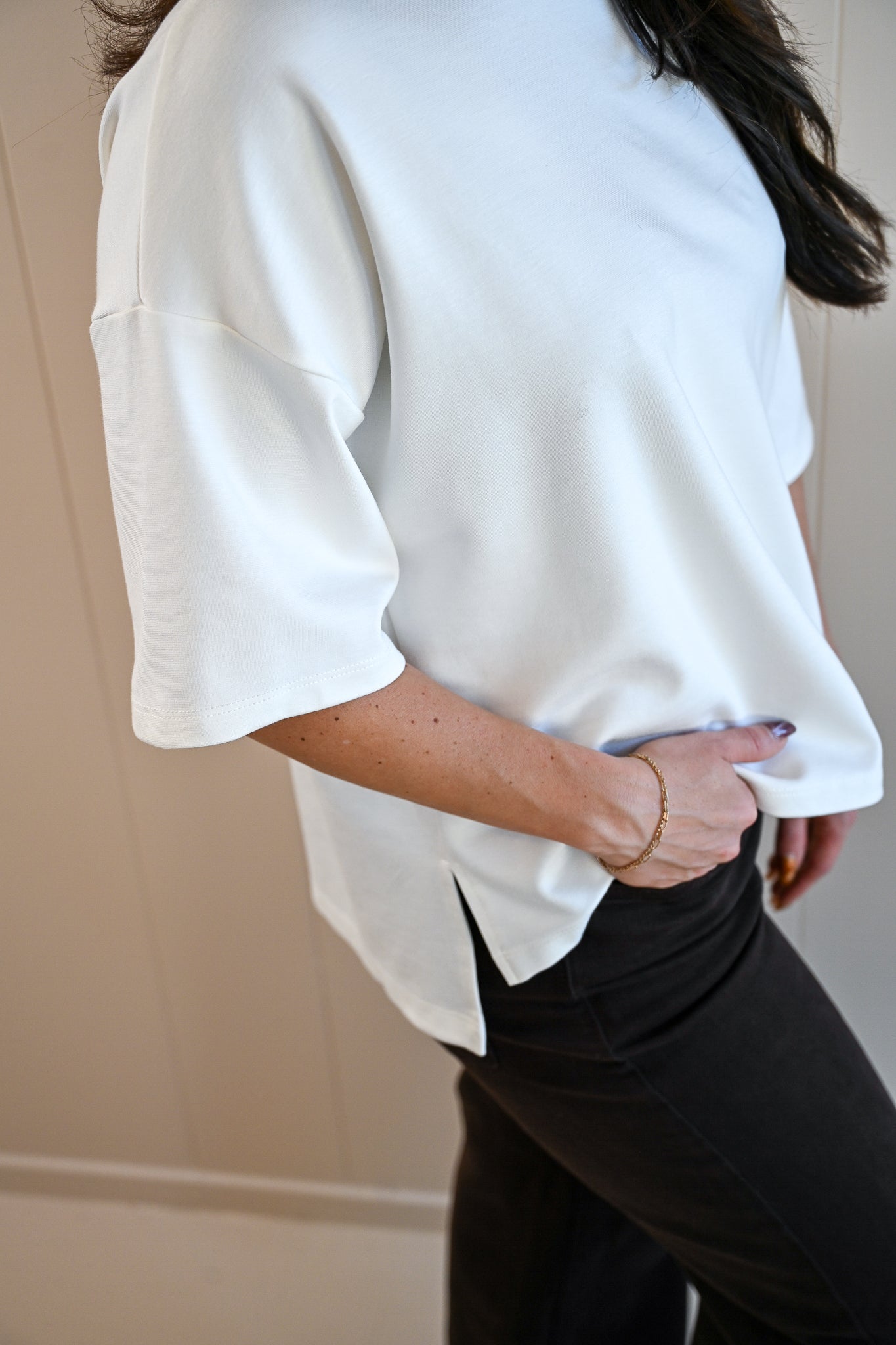 Shell Avenue Tee - Ivory