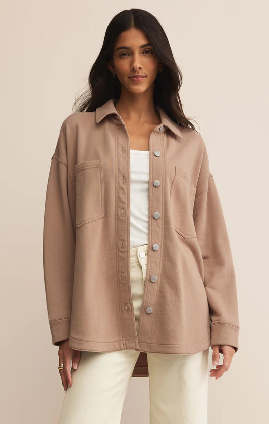 Beacon Knit Jacket - Driftwood
