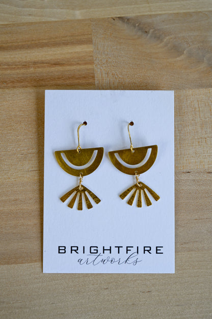 Brightfire Sun Burst Earrings