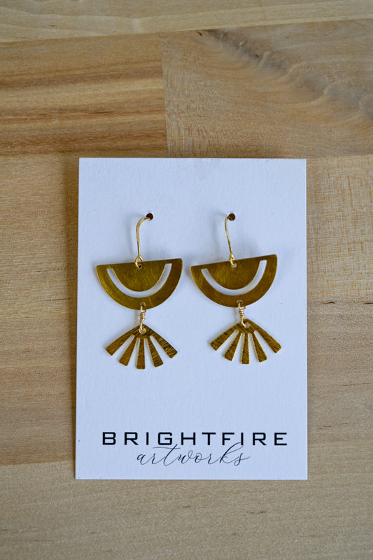 Brightfire Sun Burst Earrings