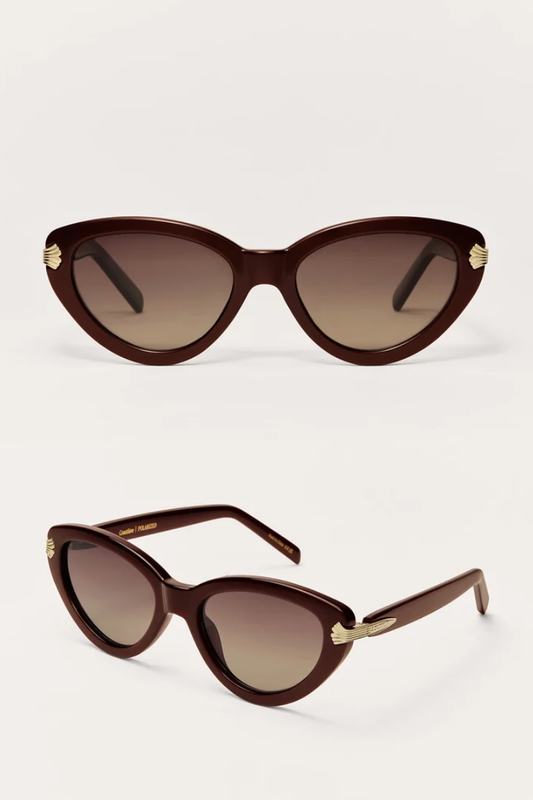 Grove Sunglasses - Vino Gold Detail