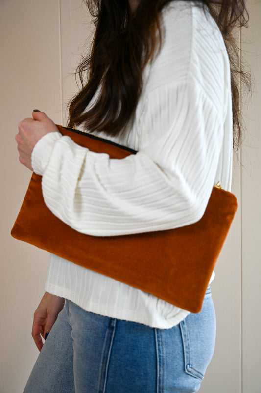 Velvet Clutch - Sienna