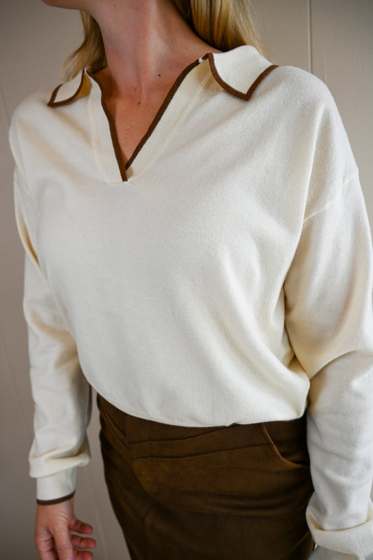 Ruth Collared Sweater