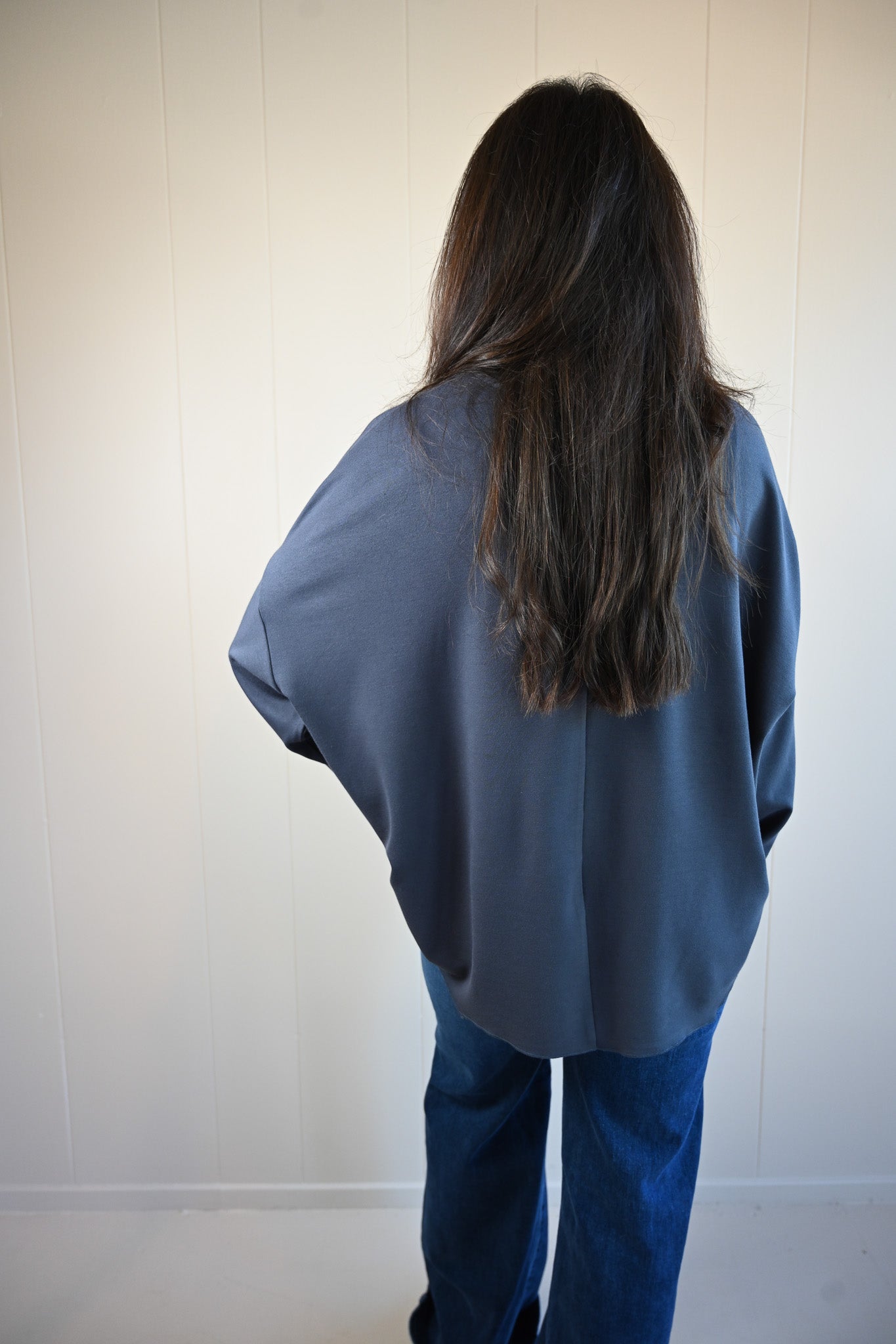 Shell Avenue Long Sleeve Top - Gunmetal