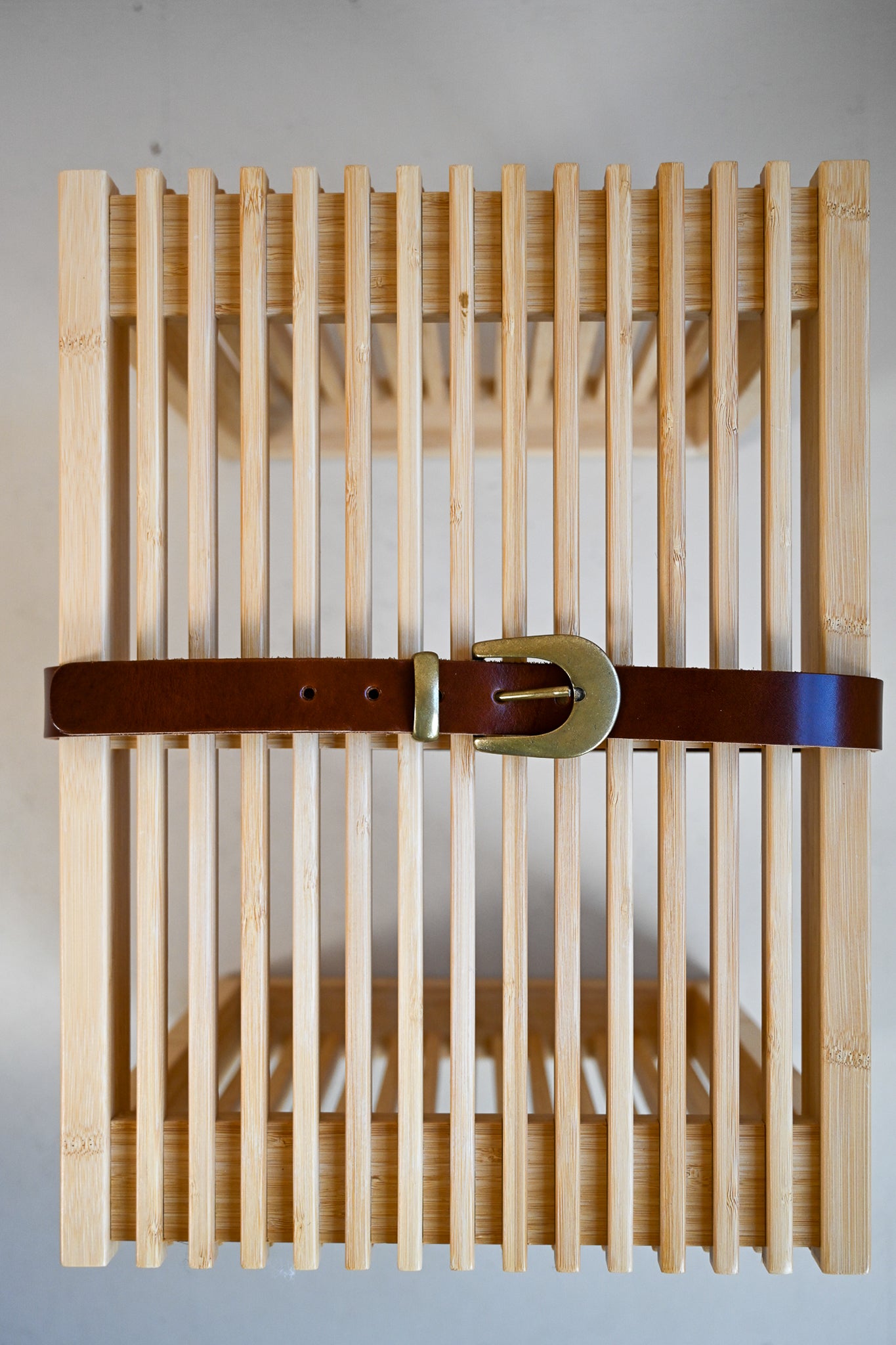 Brown Italian Leather Belt