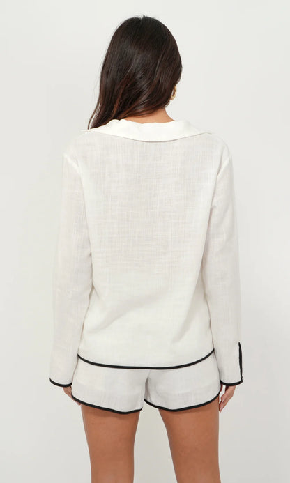 Day Circle Linen Top