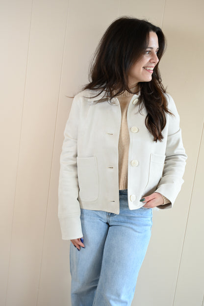 Forest Hill Blvd Faux Suede Jacket