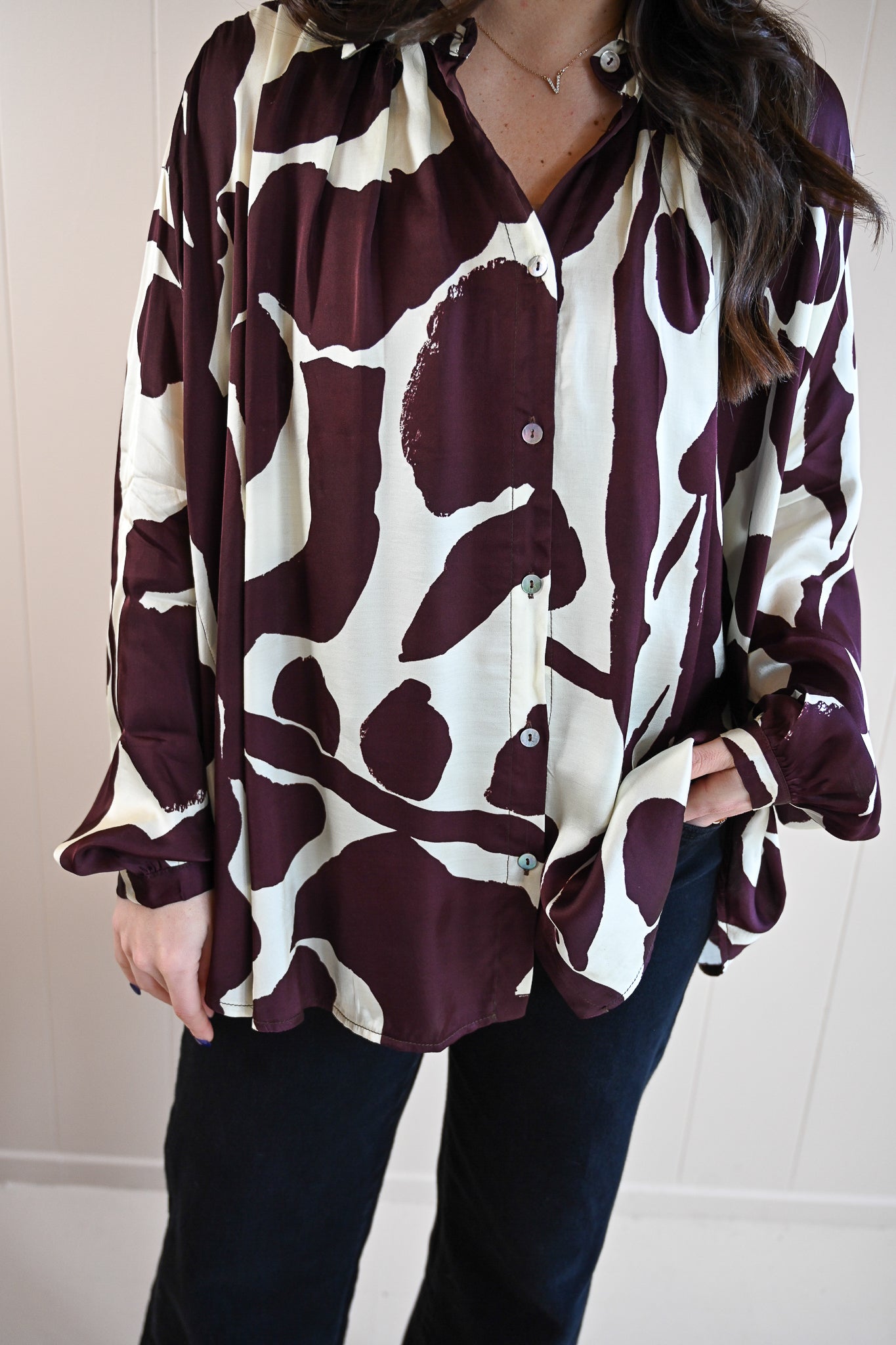 Patterson Lane Button Up Blouse
