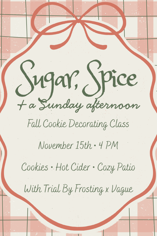 Fall Cookie Decorating Social x Trial by Frosting