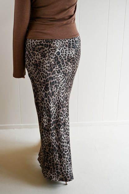 Pacific Avenue Leopard Maxi Skirt