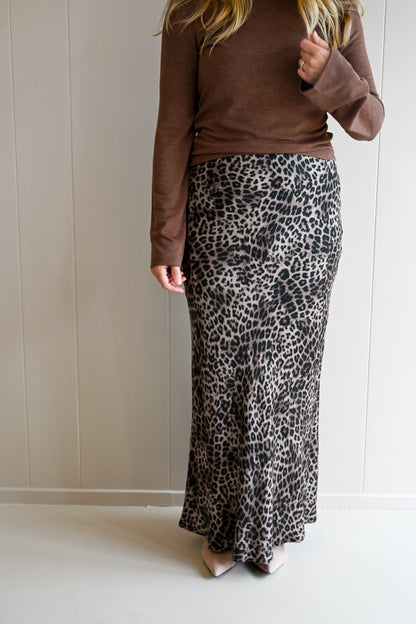 Pacific Avenue Leopard Maxi Skirt