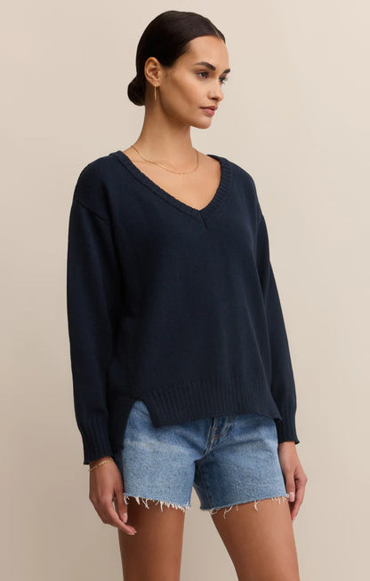 Funston V-Neck Knit Sweater