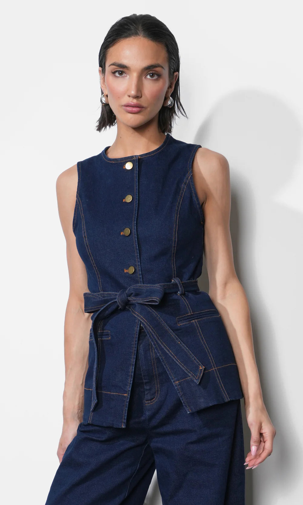 Acropolis Street Denim Vest