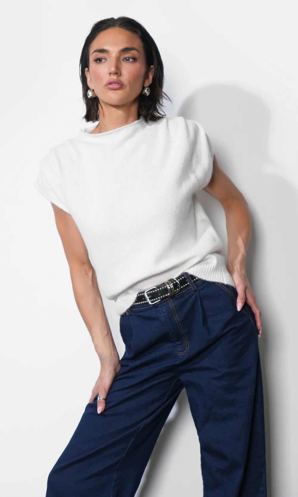 Jewell Avenue Cap Sleeve Sweater