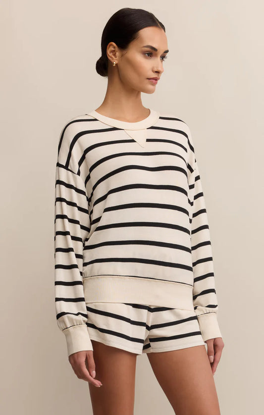 Glen Lake Striped Sweatshirt