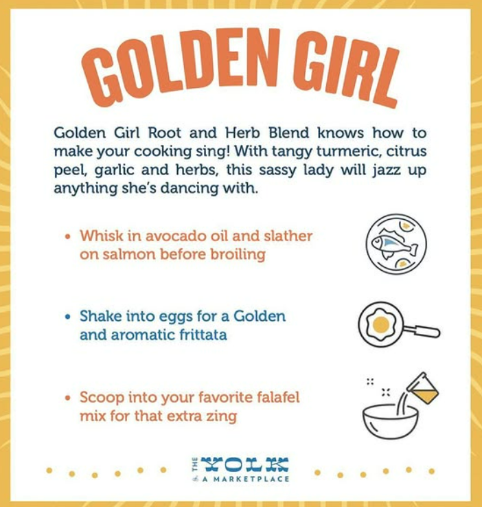 Golden Girl Spice Blend - The Yolk Market Place