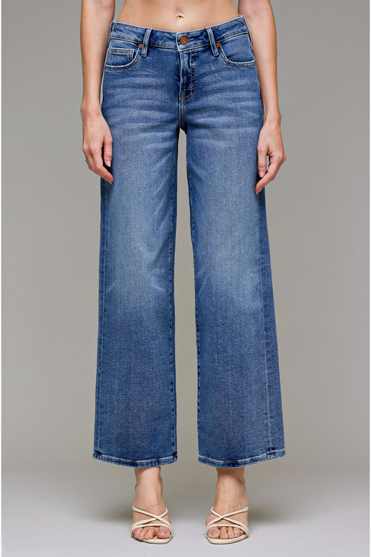 Park Place Straight Mid Wash Denim