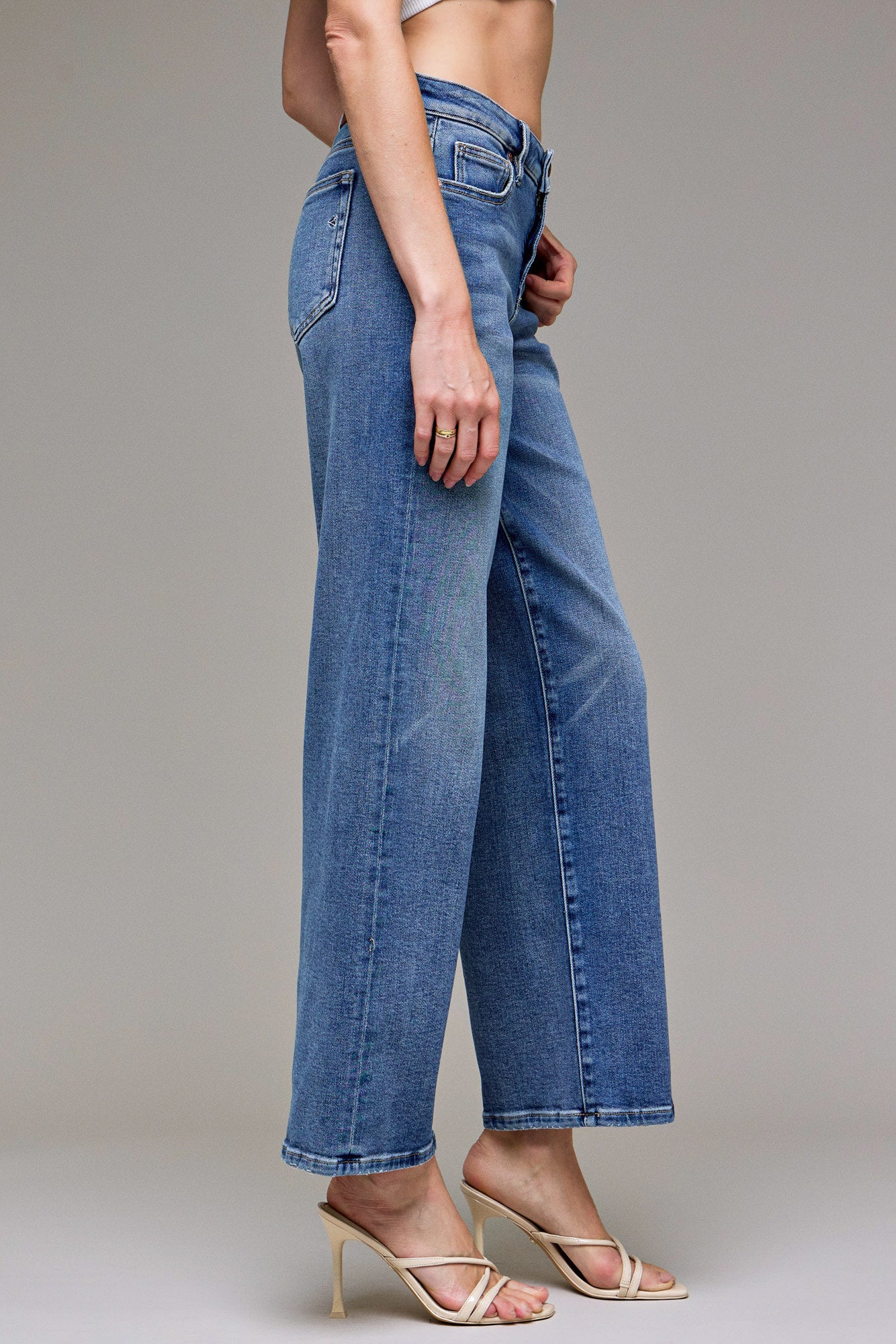 Park Place Straight Mid Wash Denim
