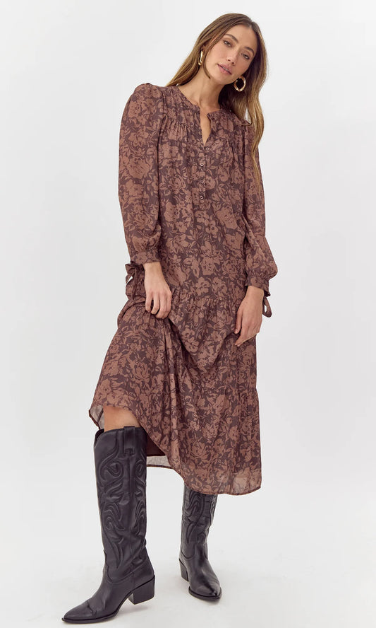 Hillcrest Tiered Midi Dress
