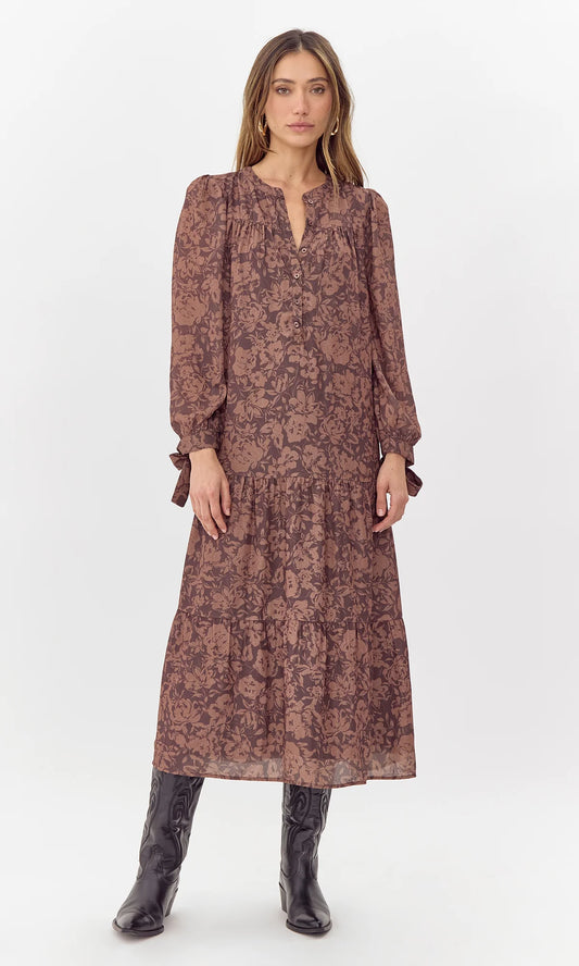 Hillcrest Tiered Midi Dress