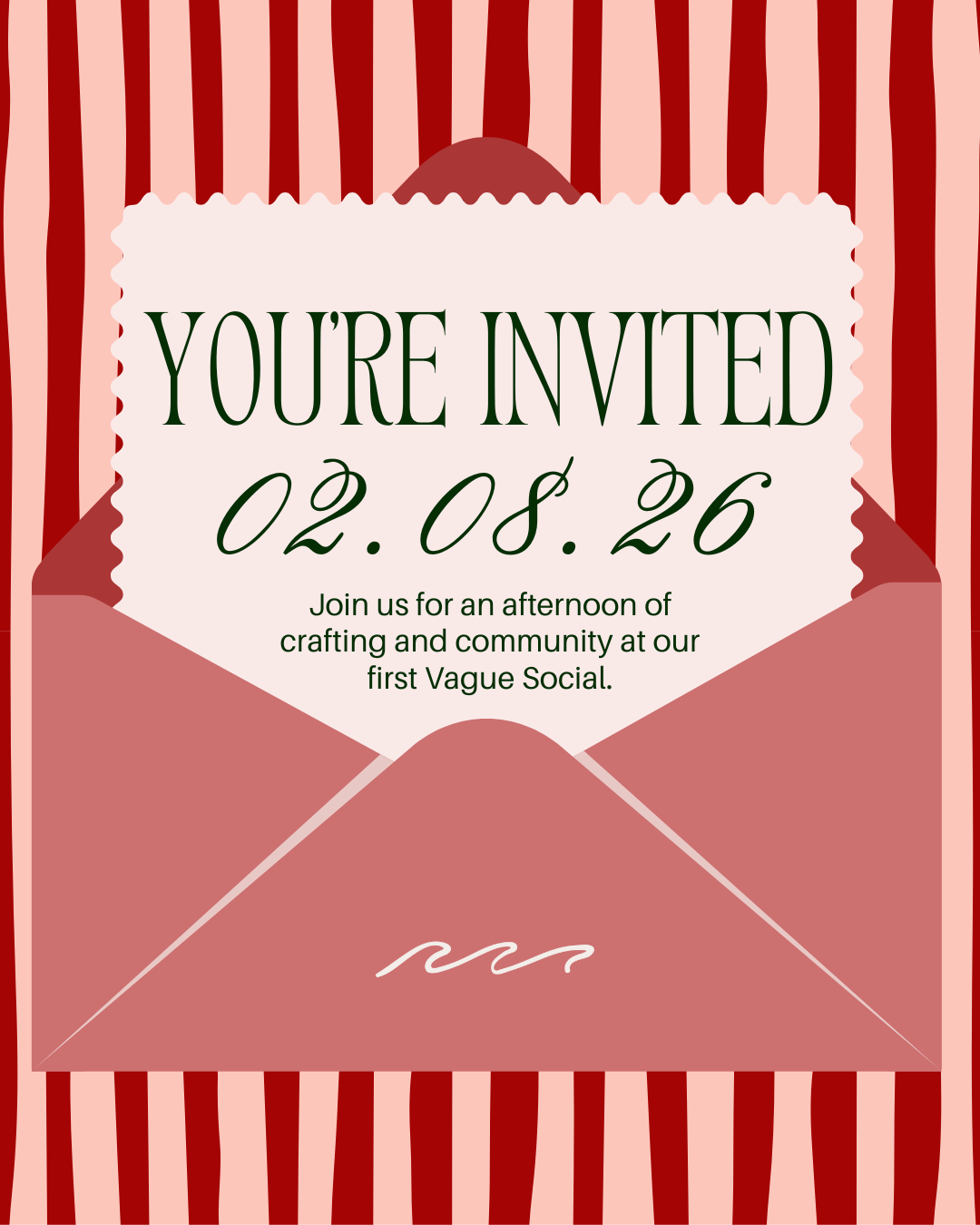 Vague Valentine Craft Social