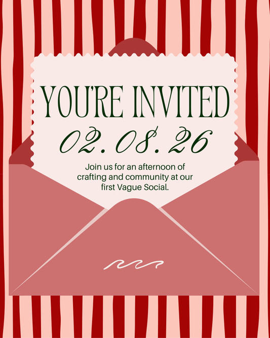 Vague Valentine Craft Social