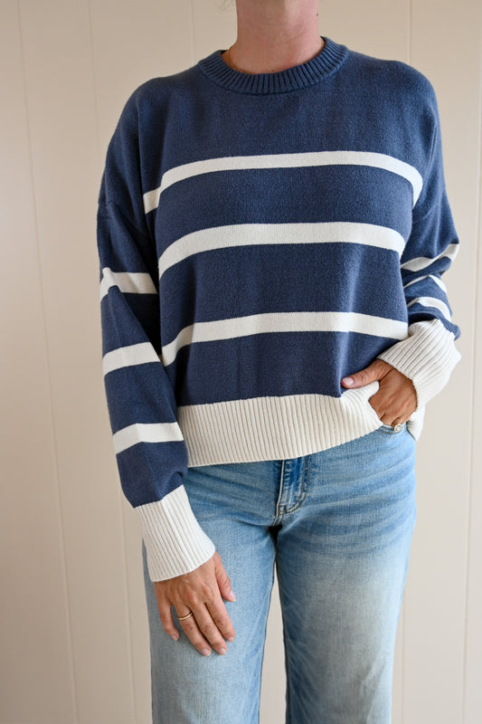 Companion Stripped Sweater