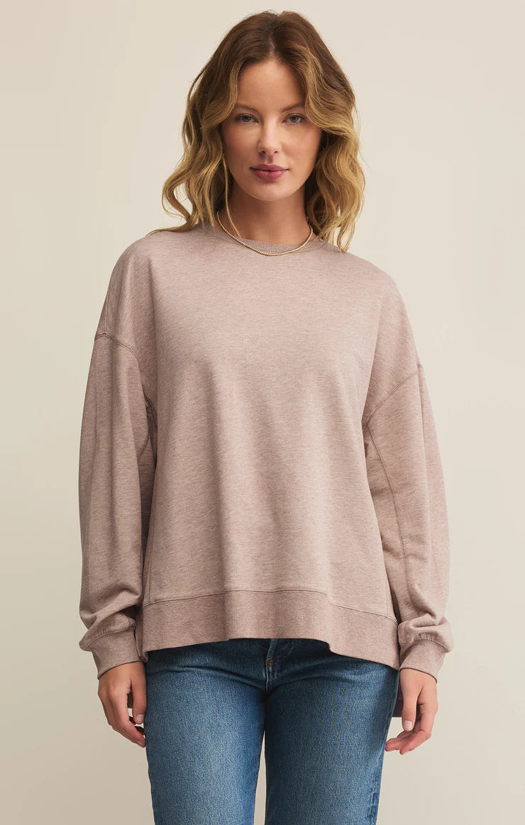 Maple Burnout Top - Beige