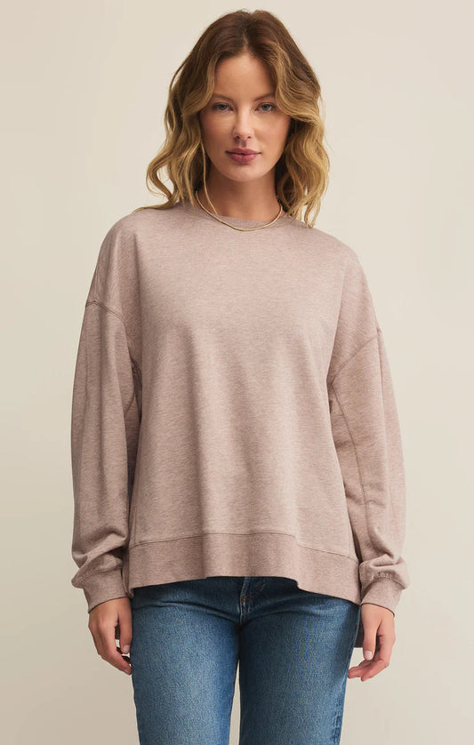 Maple Burnout Top - Beige