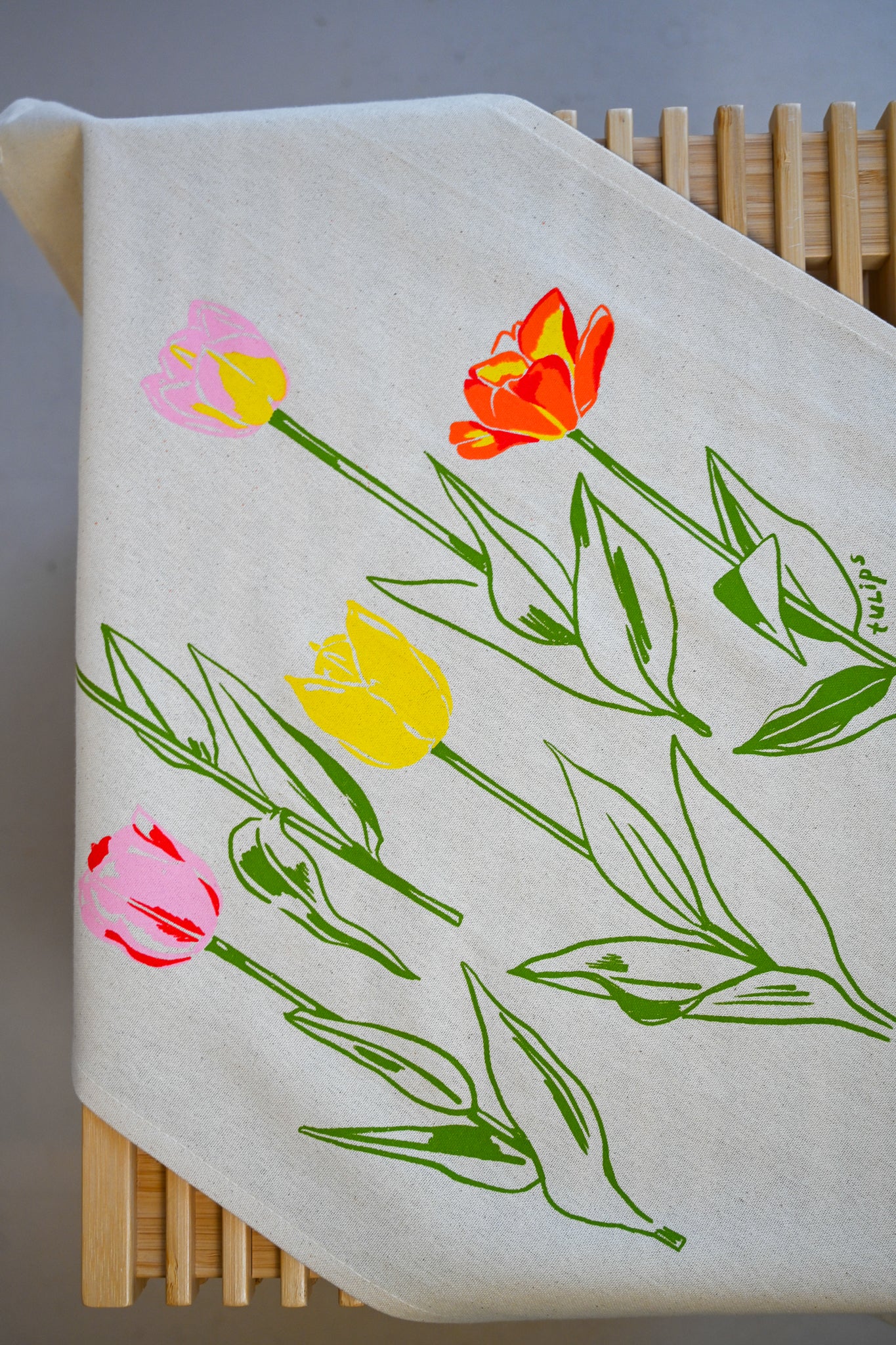 Maria Schoettler Tulip Tea Towel
