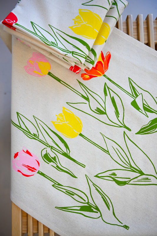 Maria Schoettler Tulip Tea Towel