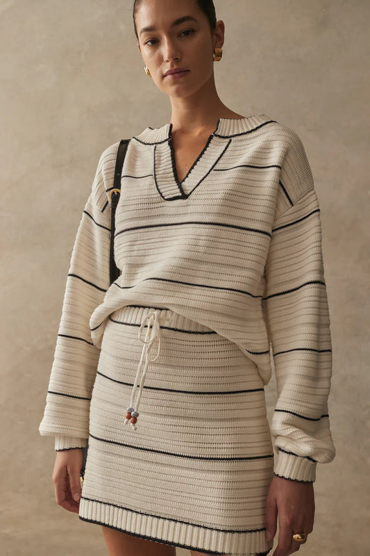 Moss Knit Sweater - Ivory