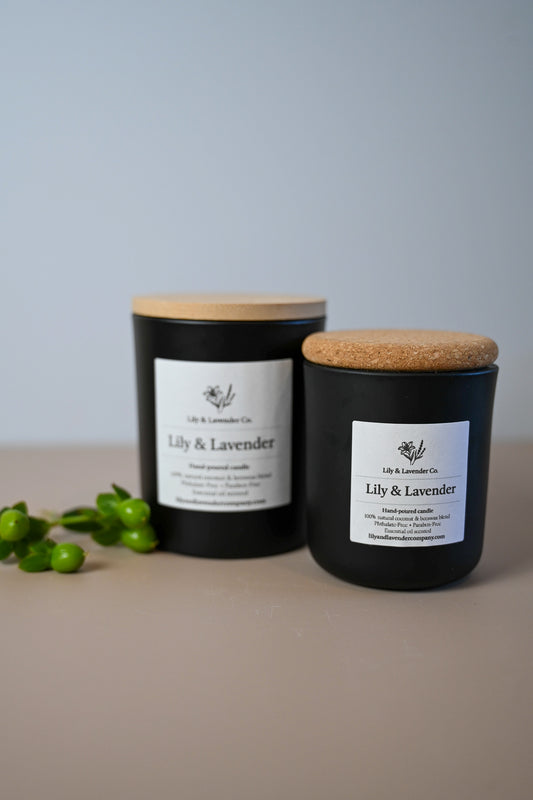 Non-Toxic Candle - Lily & Lavender by Lily & Lavender Co.