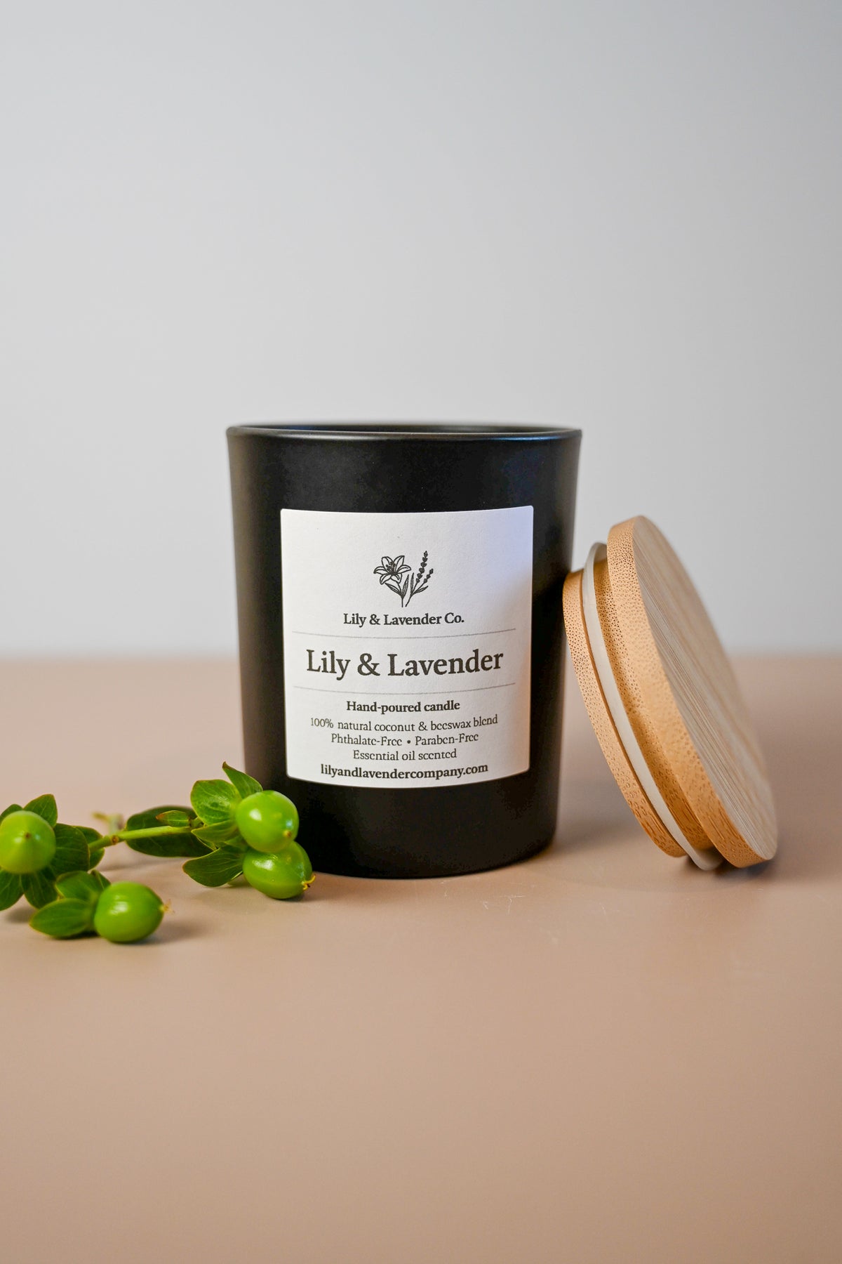 Non-Toxic Candle - Lily & Lavender by Lily & Lavender Co.