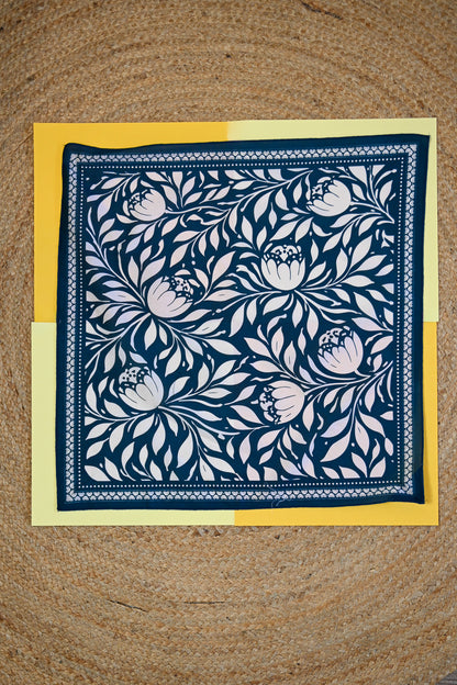 Organic Cotton Bandana - Blue Floral