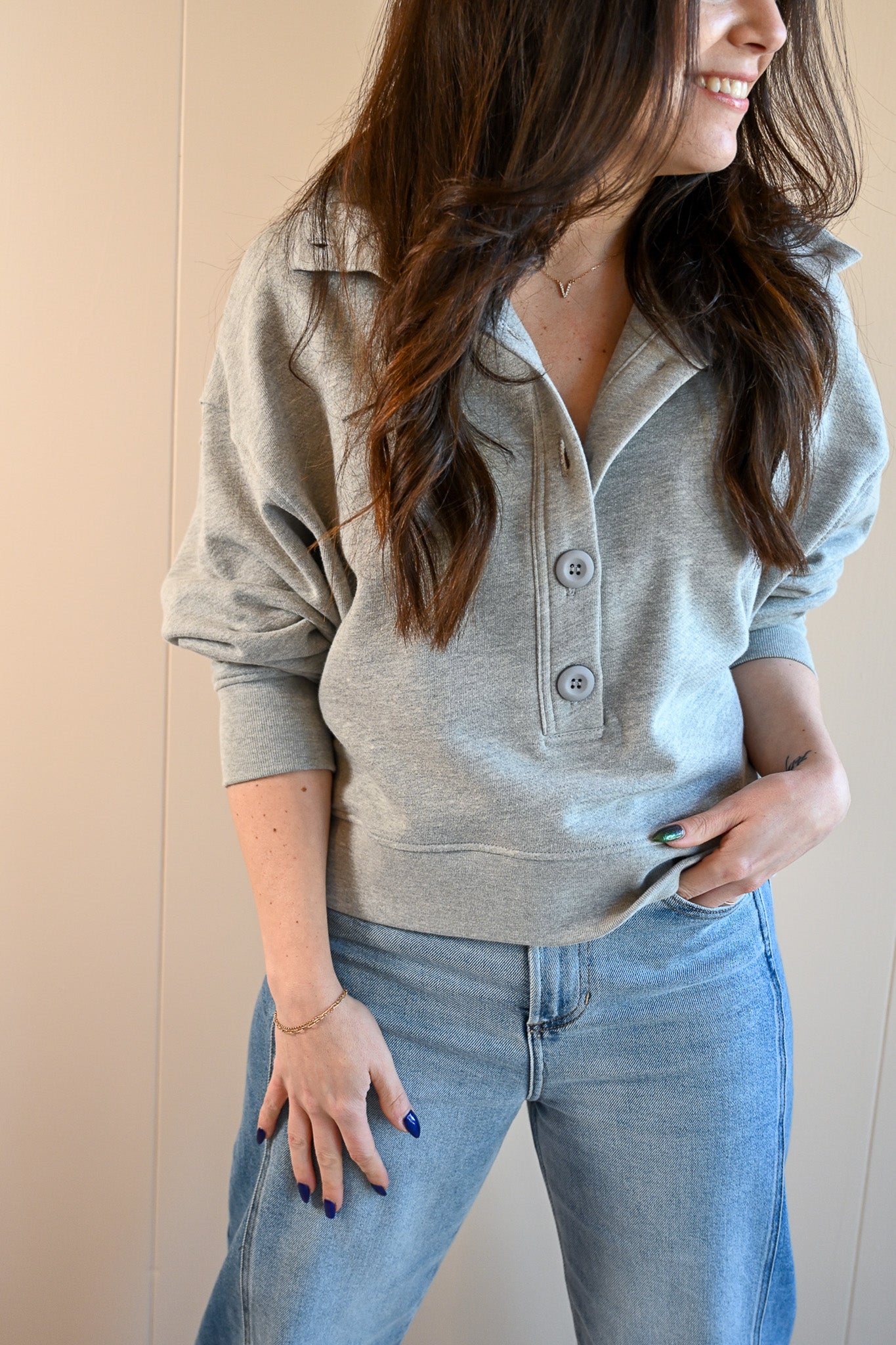 Melrose Street Terry Pullover