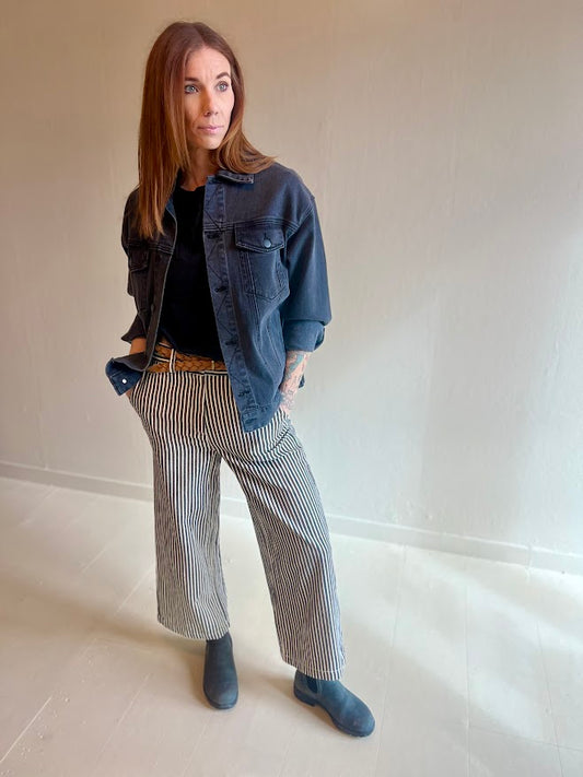 Petra Black Denim Jacket