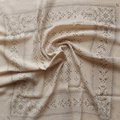 Raw Silk Bandana - Sand