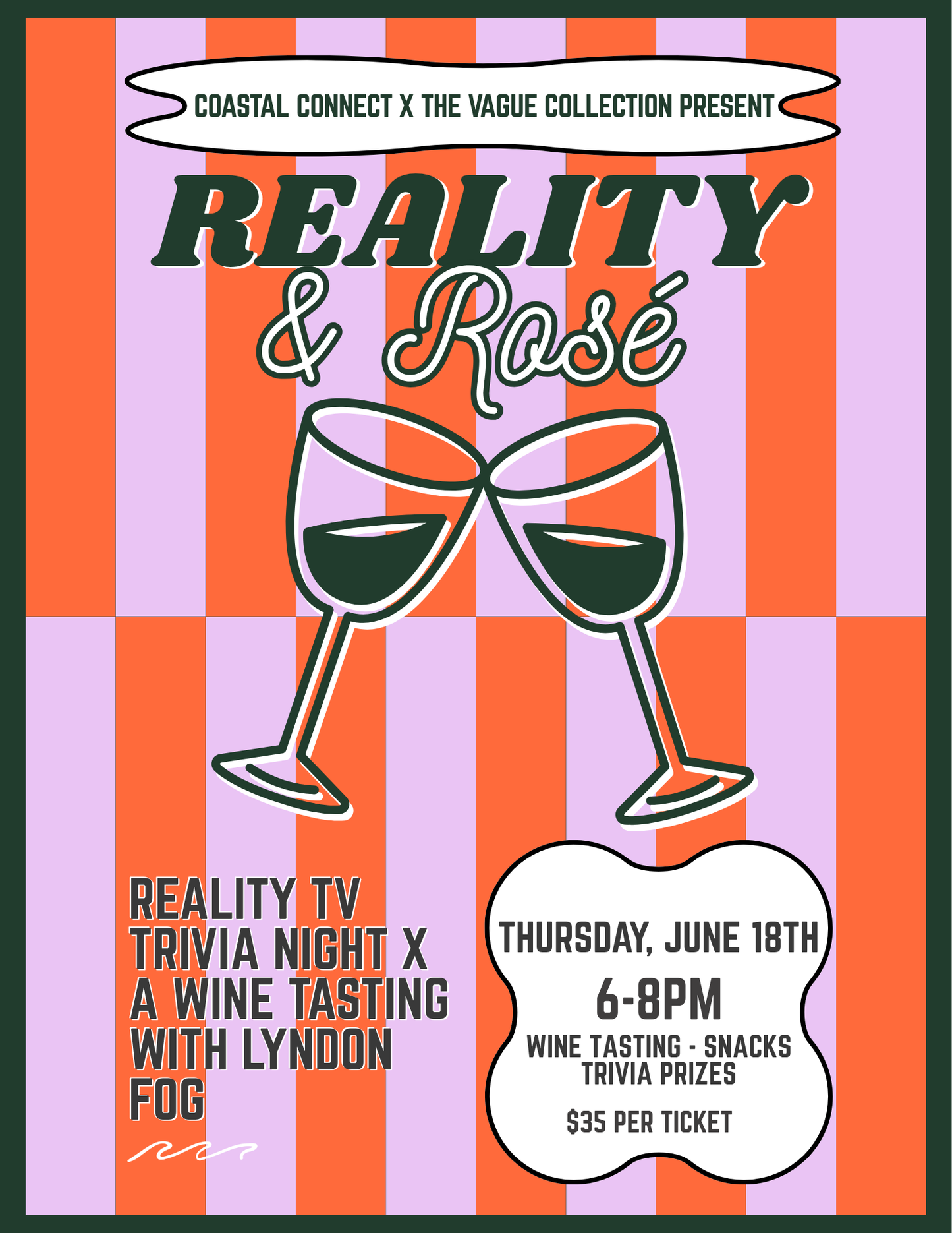 Wine Tasting + Reality Trivia Night Event