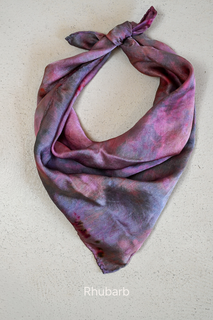 Tie Dye Silk Scarf