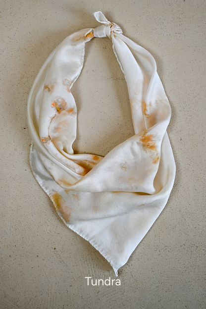 Tie Dye Silk Scarf