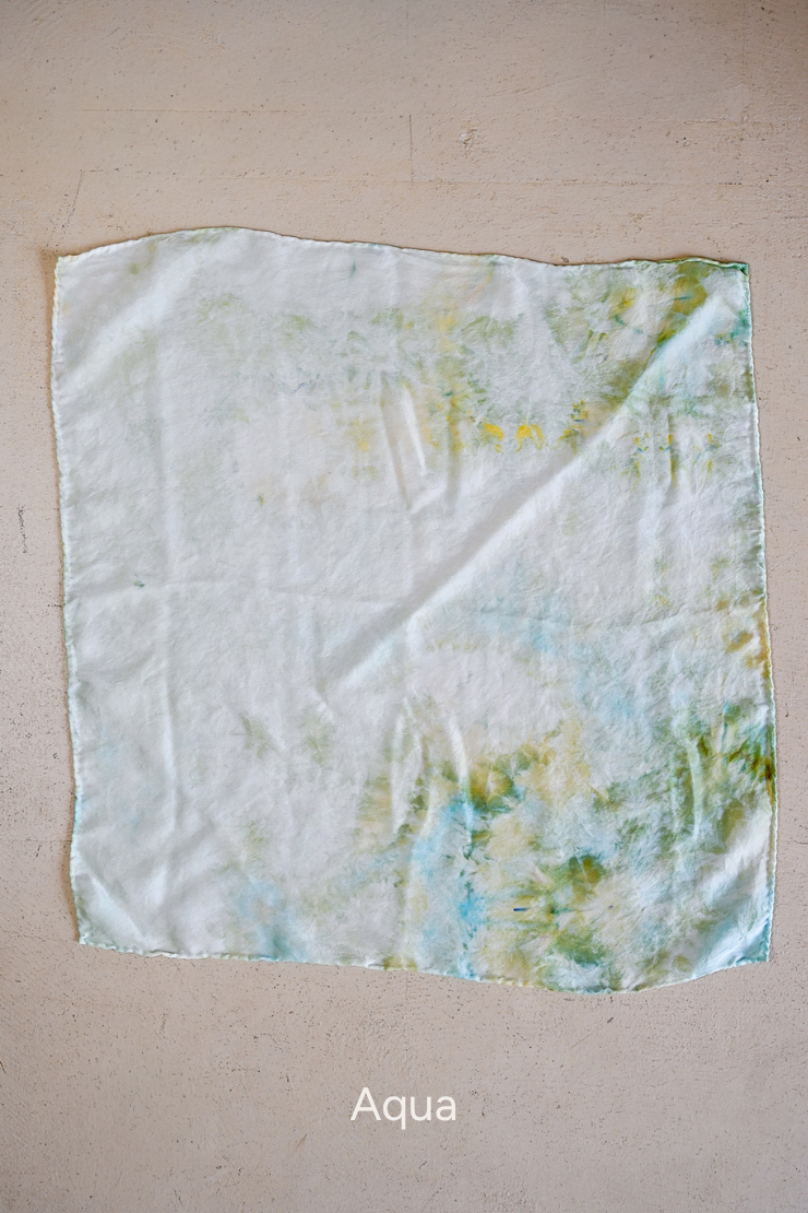 Tie Dye Silk Scarf
